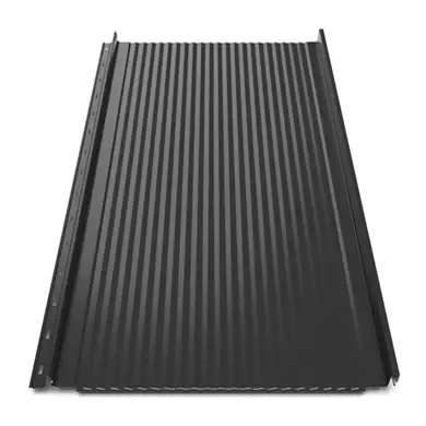 Кликфальц Tile "Волна" полиэстер Arcelor Nippon 0.39 mm RAL 9005 Черный