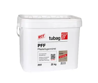 Раствор для заполнения швов брусчатки водонепроницаемый Tubag PFF 25 кг, песочный