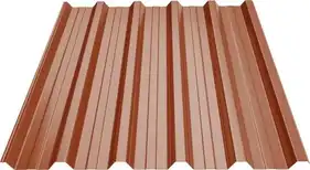 Профнастил GOOD ROOF НС-35 Матполіестер Україна Zn100, 0,43-0,45 мм RAL 8004 Теракот