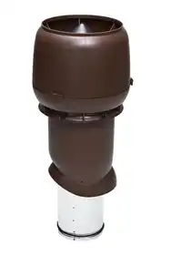 Вентиляционный выход VILPE 160/ИЗ/500 с колпаком коричневый