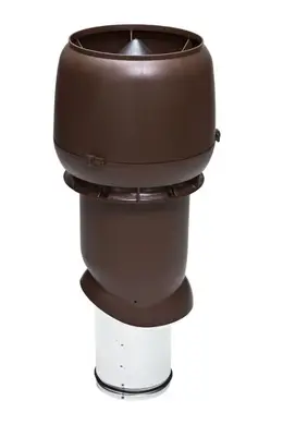 Вентиляционный выход VILPE 160/ИЗ/500 с колпаком коричневый
