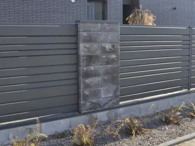 Панель ограждения LVKS РОМБ 96 Словакия U.S.Steel 0,50 PEMA RAL 7024