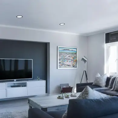 LED світильник Videx Back вбудований круглий 20W 5000K (VL-DLBR-205B)