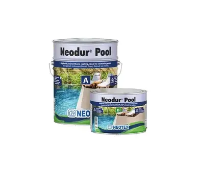 Краска полиуретановая для бассейнов NEOTEX Neodur Pool (А+В) 5 кг RAL 1533 Голубой