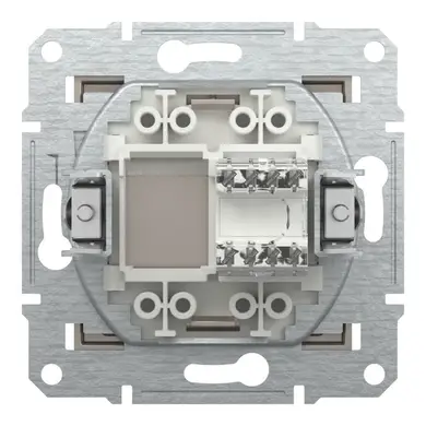 Розетка Schneider Electric комп. RJ-45 внутр. "ASFORA" без рамки бронза (C1) 