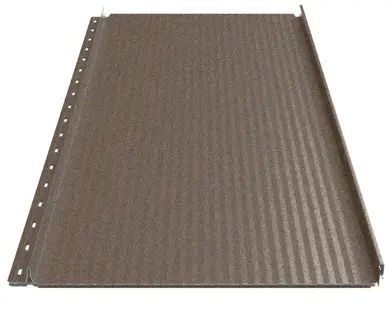 Клікфальц Будсервіс "Смарт" П5 Relief iceCrystal mat Thyssen krupp 0.50 mm RAL 8019 Коричневий