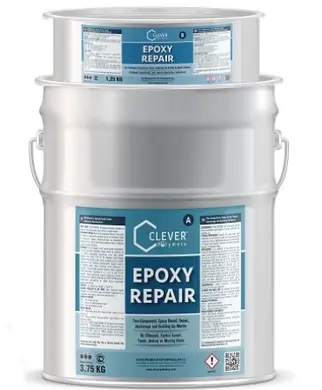 Епоксидний клей Clever Polymers EPOXY REPAIR 5 кг, Сірий