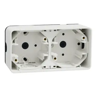 Коробка Schneider Electric для внеш. монтажа 2-ая IP55 "MUREVA S" белая (C3) 