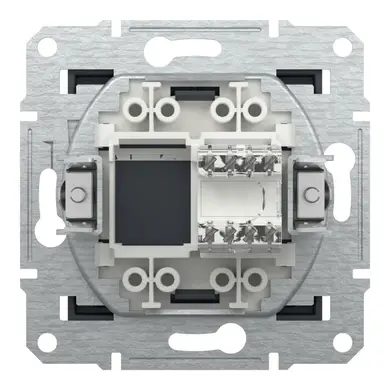Розетка Schneider Electric комп. RJ-45 внутр. "ASFORA" без рамки антрацит (C1) 