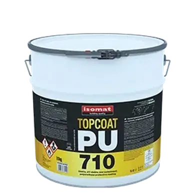 Однокомпонентне еластичне поліуретанове захисне покриття Isomat TOPCOAT-PU 710 5 кг, білий