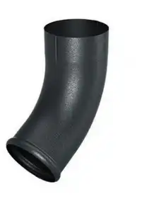 Сливное колено Flamingo система 125/90 RAL 7011 Графитово-серый
