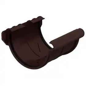 Муфта ринви Galeco PVC  система 90/50 RAL 8019 Темно-коричневий