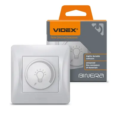 Димер Videx Binera LED 200Вт срібний шовк (VF-BNDML200-SS)