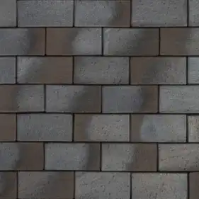 Клінкерна бруківка ABC Lubeck braun-blau-geflammt 200x100x45мм