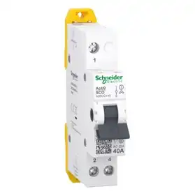 Переключатель Schneider Electric I-0-II с общим выходом сверху 1п 40 A, 230/240 В iSSW Acti9