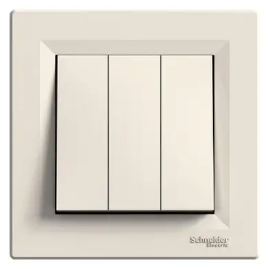 Вимикач Schneider Electric 3-кл. внутр. "ASFORA" сл.к (C2) 
