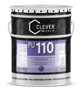 Полиуретановая гидроизоляция Clever Polymers PU BASE 110 25 кг, Серая