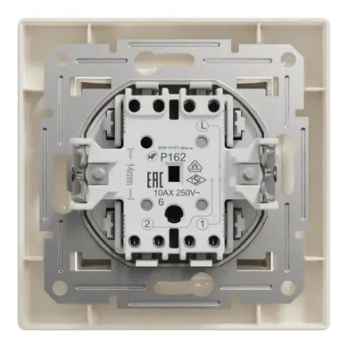 Вимикач Schneider Electric 1-кл. внутр. прохідний "ASFORA" сл.к. (C1) 