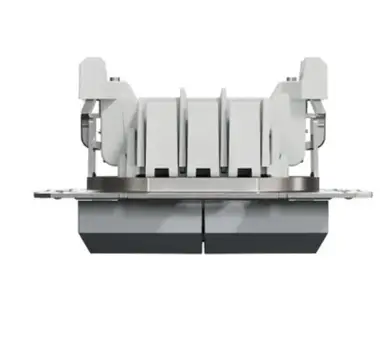 Выключатель Schneider Electric 2-кл. внутр. проходной "ASFORA" без рамки сталь (C2) 