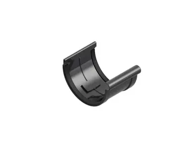 Муфта желоба Ines система 120/80 RAL 7021 Графит (67-036)