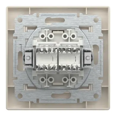 Розетка Schneider Electric комп. подвійна RJ-45 внутр. "ASFORA" сл.к. (C1) 