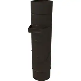 Клапан (без сетки) Zambelli Robust система 127/80 RAL 8019 Темно-коричневый