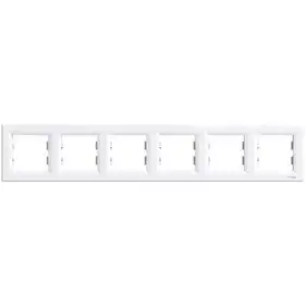 Рамка Schneider Electric 6-ти кратна "ASFORA" бiла (C1) 