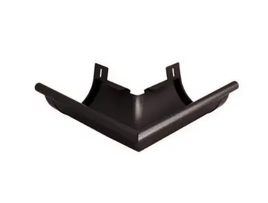 Угол внешний 90° Flamingo система 125/90 RAL 8019 Темно-коричневый