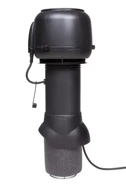 Вентилятор VILPE Е 120 Р 125/500 чорний