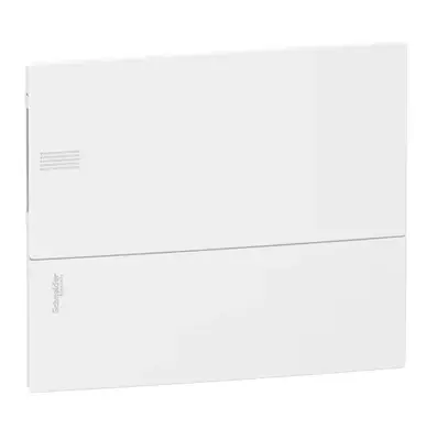 Щит пластиковий Schneider Electric ЩРВ-П-12 мод вбуд.уст. IP40 білі двері Resi9 (C1)