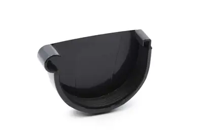 Заглушка желоба левая RainWay система 130/100 RAL 7024 Графит