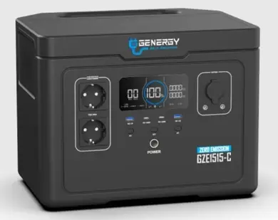 Зарядна станція GENERGY GZE-1515-C 1488Вт/ч, 1500Вт ном, 3600Вт макс.