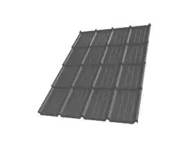 Металлочерепица Tile "Престиж 25" матполиэстер Arcelor Mittal 0.50 mm RAL 7024 Серый