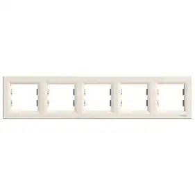 Рамка Schneider Electric 5-ти кратная "ASFORA" сл.к. (C1) 