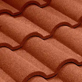 Композитная черепица QueenTile Verona Terracota