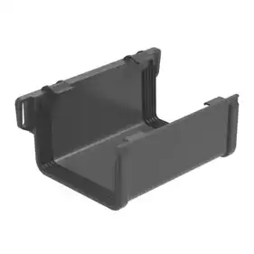 Муфта желоба Galeco PVC² система 135/70х80 RAL 7021 Графитовый