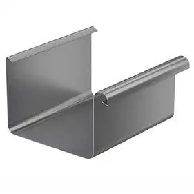 Ринва 4 м.п. Galeco BEZOKAPOWY система 125/70х80 RAL 7015 Графітовий
