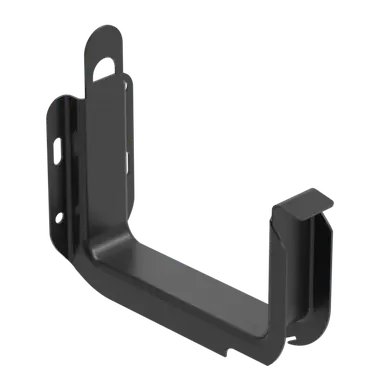 Кронштейн торцевий для планки декоративної Stal Galeco BEZOKAPOWY система 125/70х80 RAL 7015 Графітовий