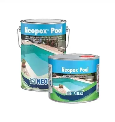Краска полиуретановая для бассейнов NEOTEX Neodur Pool (А+В) 5 кг RAL 1533 Голубой