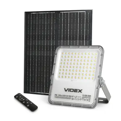 LED прожектор автономный Videx 3740Lm 5000K (VL-FSO5-3005)