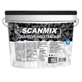 Кварцгрунт под штукатурку SCANMIX QUARZGRUND STANDART 10 л