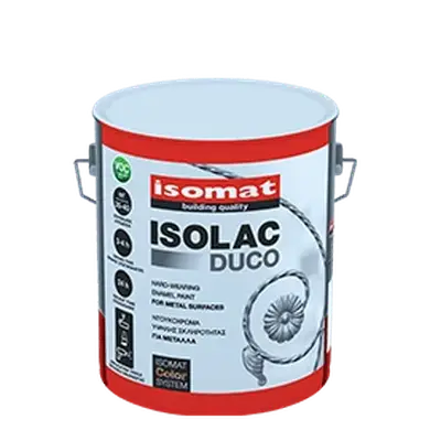 Зносостійка емалева фарба для металевих поверхонь Isomat ISOLAC-DUCO SATIN 0,72 л, Base D