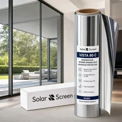 Дзеркальна сонцезахисна плівка Solar Screen Vista 80 C (30.5 м/1.524 м/50 мкм)