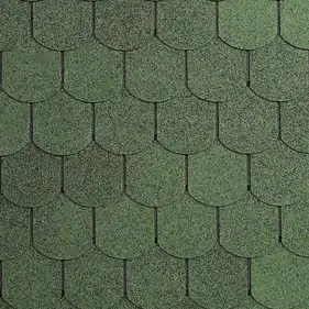 Бітумна черепиця IKO Superglass Biber 03 Amazon Green