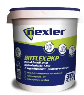 Мастика битумная двукомпонентная толстослойная Nexler Nexler BITFLEX 2KР 30 л