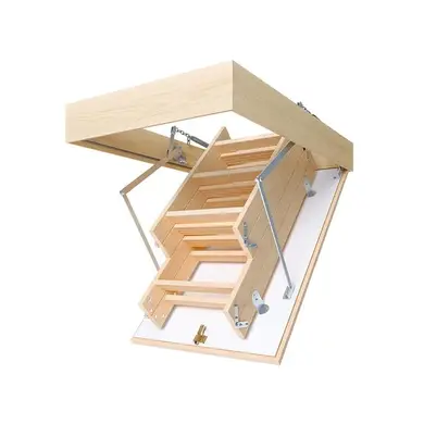Горищні сходи Bukwood ECO+ Long дерев'яні 4-секційні Н305см 110х70 см