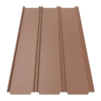 Кликфальц Tile "Фальц настил" матполиэстер Arcelor Nippon 0.43 mm RAL 8004 Терракота