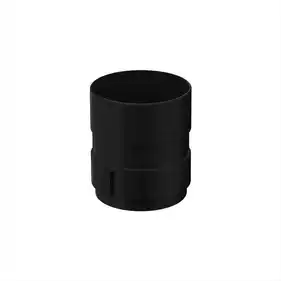 Муфта труби Galeco PVC система 110/80 RAL 9005 Чорний