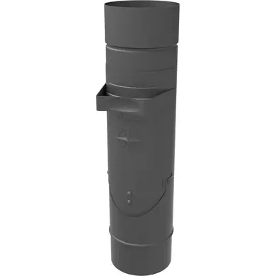 Клапан (без сітки) Zambelli Robust система 153/100 RAL 7037 Сірий