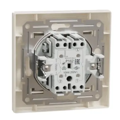 Вимикач Schneider Electric 2-кл. внутр. "ASFORA" сл.к. (C1) 